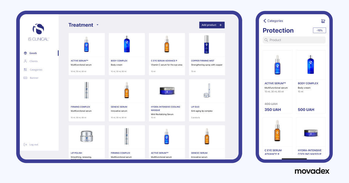 Example of the responsive design: the responsive design seamlessly adapts to different devices, enhancing user experience